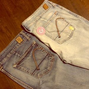 (2) pairs of GUESS jeans